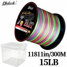 Dây câu bện PE Chelesh, 8 sợi, 300m/326yds, 15-100LB, Độ bền cao, Chống mài mòn, Nhiều màu sắc, Lý tưởng cho câu cá biển, câu cá nước ngọt, câu cá chép - Nhiều màu - Xem 54