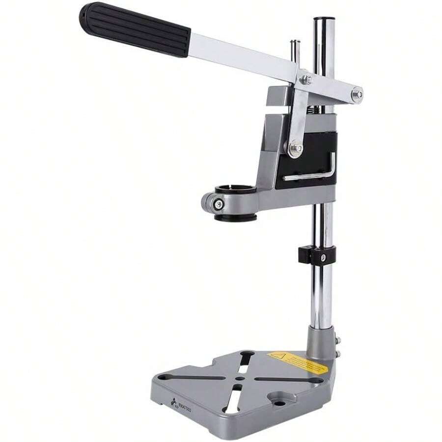 Drill Stand, Multifunction Carbon Steel Workbench Drill Press Clamp Adjustable Workstation Repair Clamp With Aluminum Base Industrial And Home Use