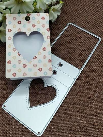 Hollow Heart Gift Box Metal Cutting Dies Scrapbook Paper Craft Cut Die Mould DIY Scrapbookin Stamping Stencils Supplies