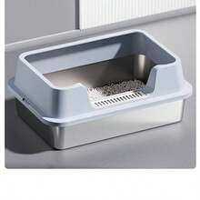 Cat Litter Box - 灰色 - 查看 3