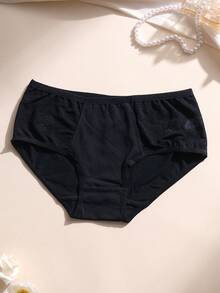 6条装女士纯棉内裤，性感低腰无缝蕾丝拼接，柔软舒适透气，适合瑜伽、运动和日常穿着。 - 彩色 - 查看 8