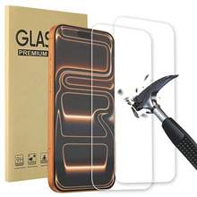 BOLLYMORE 2pcs HD Screen Protector Film Compatible With IPhone 17 Pro Max/17 Air/17/16 Pro Max/16 Pro/16/15 Pro Max/15 Pro - Ultra-Thin Design, Compatible With Phone Cases, Fashionable Daily Wear, Effectively Prevents Scratches - Clear - View 23