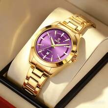 NARY Women's Casual And Elegant Quartz Watch Features A Stylish Dial With Date And Week Displays, A Waterproof Stainless Steel Strap, Suitable For Daily Life, Parties, Gatherings And Other Occasions - one-size - View 15