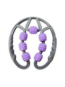 Rullo da massaggio sportivo anti-cellulite, massaggiatore per corpo e gambe, dispositivo per allenamento yoga a forma di U per rilassamento muscolare, accessori per ginnastica e fitness (rullo a goccia d'acqua)