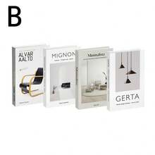 4pcs Foldable Decorative Fake Books, Minimalist Decor Book Ornaments, Suitable For Model Room Decoration - Multicolor - View 13