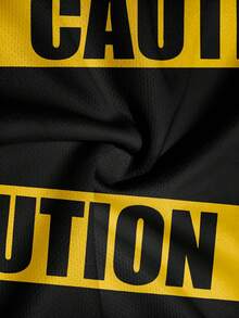 Men's Printed Crew Neck Long Sleeve T-Shirt And Pants Set, Spring/Autumn