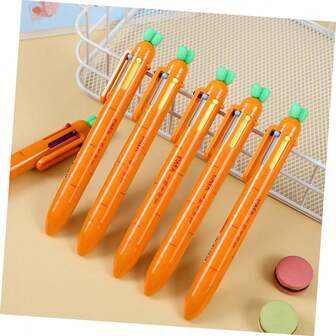 3pcs Lovely Flower Quick-Drying Gel Pens, Random Color & Pattern, Clear Bucket Flower Gel Ink Roller Pen - Fine Point Plastic Pen, Perfect For Students, Girls And Office Use