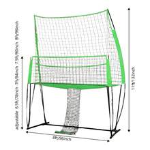 Système de filet de volleyball - Vert - Voir 2