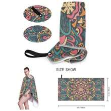 Bohemian Style Shower Towelsu2013Fast Drying Bath Towelu2013Microfiber Towel Large 63x 30.5u2013Oversized Bath Towelsu2013Quick Dry Bath Sheetsu2013Super Absorbent Bath Sheetsu2013Plus Size Towel Wrap - Black - Estilo bohemio 14 - Ver 1