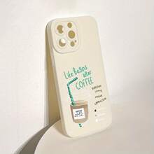 Patrón de café blanco antiguo con diseño creativo, funda de teléfono personalizada elegante y sencilla, protección a prueba de golpes y anticaídas, resistente a las manchas y duradera, adecuada para  17/17 Pro/17 Pro Max/17 Air/ 16/16 Pro/16 Pro Max/16 Plus/ 15/15 Pro Max/15 Pro/15 Plus/ 14/14 Pro/14 Plus/14 Pro Max/ 13/13 Pro/13 Pro Max/12/12 Pro/12 Pro Max/11/11 Pro/11 Pro Max/XR/X/XS/XS Max. Es el regalo de cumpleaños perfecto para novias, novios, esposos, esposas, amigos o para uno mismo, innovador y a la moda, adecuado tanto para hombres como para mujeres. - Blanco 1705 - Ver 6