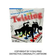 1pc Twist Game, Family Party Game, Multi-Player Interactive Party Game, Balance Carpet Toy, Gift For Birthday, Christmas, Halloween, Perfect Gift