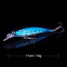 QXO Fishing Wobblers Lure For Fishing Minnow 11cm 14g All Goods For Fish Lures Artificial Bait Pencil Feeder Luminous Fishing - Multicolor - View 10