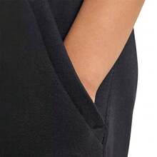 Nike Casual Fleece Cuffed Sweatpants - Black - View 4