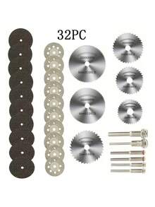 Diamond Cutting, Grinding, Polishing Disc, Abrasive Wheel, Circular Saw Blade Set - Drill Accessories, High-Speed Saw Blade, Grinding Disc, Double Net Grinding Wheel Set, Grinder Accessories, Diamond Resin Cutting Disc, Woodworking & Metal Tools Accessories