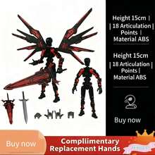 3D 打印 T13 可动人偶、机甲可动人偶、假人 13 机器人、Nova 13 可动人偶、收藏家桌面装饰礼物。 - 彩色 - 查看 6