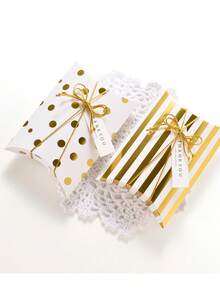 1个开斋节枕头盒，枕头糖果盒 - 适用于斋月装饰、开斋节、婚礼装饰、家居装饰、派对装饰 - 彩色 - 查看 8