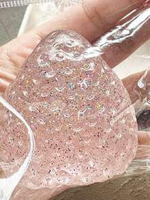 1pc Jelly Cat Squishy Toys Soft Q Elasticity Is Not Sticky Sensory Fidget Squishy Taba Squish Oil-Shine Large Strawberry Squishy Toy, Silicone-Like Texture High-Quality Hand-Made Stress Relief Foodstuff Toy, DIY New Style Transparent Pink Strawberry Cream Topping - Multicolor - View 9