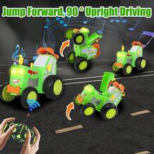 Crazy Jumping Car Toy, Remote Control Stunt Car With Music And Lights, Rechargeable Radio Remote Control Rocking Car Toy, Teen Christmas And Birthday Gift - Multicolor - View 5