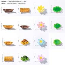 5pcs Realistic Floating Small Boat Decorations For Aquariums, Suitable For Adding A Natural Look Or Scenic Design To Your Fish Tank - Multicolor - View 13