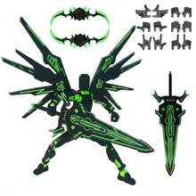 3D 打印 T13 可动人偶、机甲可动人偶、假人 13 机器人、Nova 13 可动人偶、收藏家桌面装饰礼物。 - 彩色 - 查看 1