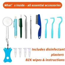 Tick Remover Kit For Dogs And Humans – Outdoor Tick Puller And Tweezers Set, Perfect For Hiking, Camping And First Aid (1 Set)