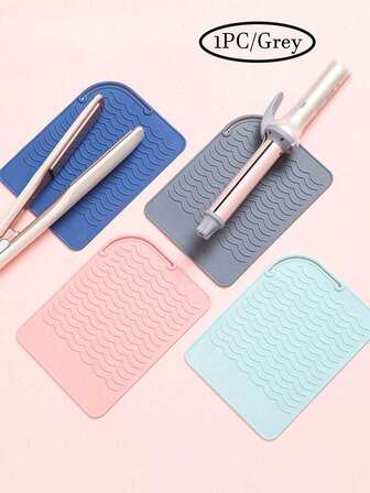 1 st värmebeständigt silikonmattöverdrag, bärbart resemattöverdrag, lämplig för salong, skönhet, researtiklar, för semester och strand, badrumskollektion, sovrumskollektion, stor kapacitet