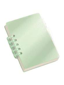 New Portable Compact Notepad, Simple Loose-Leaf Square Notebook With Lined Pages, Memo Pad, Journal - Multicolor - View 6