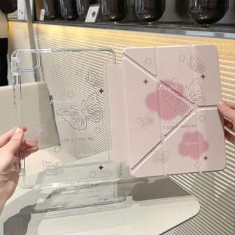 适用于 iPad Air 11 第十代 Gen5/6 Pro 12.9 Air4/Air5 Air2 Air 13 英寸 M2 Air6 M3 Air7 Gen7 Gen8 Gen9 2025 A16 Gen11th mini4/5/6 M4 2024 Pro11 的亚克力保护壳