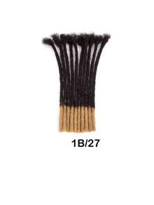 Human Hair Dreads Extensions 0.6cm Width Human Hair Dreadlock Extensions For Men/Women Permanent Loc Extensions Bundles Can Be Dyed Bleached Curled And Twisted 10 Strands/Package - Multicolor - View 43