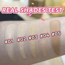 HEXZE 15克气垫粉底液，高遮瑕力，持妆长达16小时，防水，买一送一替换装 - 05 肉桂 - 查看 8