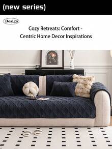 1pc Breathable Luxury Sofa Cover, High-Elasticity For Dynamic Fit & Easy Care, Elegant Addition To Your Living Room