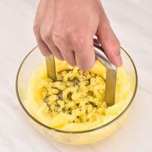 Potatisstötare i rostfritt stål, manuell matstötare, potatispress, grönsaksstötare, potatisstötare för kök - Multifärgad - Visa 4