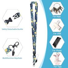 1 Conjunto (Clipe de Crachá + Porta-Cartão + Cordão) Cordão Preto de Gato Preto para Crachás de Identificação, Carretel de Crachá de Enfermeira Retrátil, Cordão Destacável Fofo com Clipe de Mosquetão Giratório a 360°, Porta-Cartão de Identificação Vertical, Adequado para Professores, Estudantes, Médicos, Enfermeiras, Homens, Mulheres, Presentes de Uso Diário no Escritório - Gato Preto Estrelado