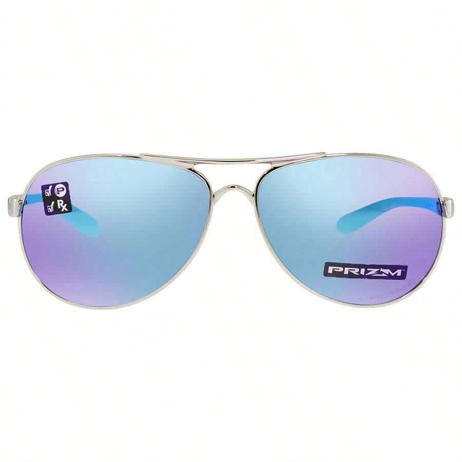 Oakley Feedback Prizm Sapphire Polarized Pilot Ladies Sunglasses OO4079 407933 59 | | Women Sunglasses - 多 - 查看 1