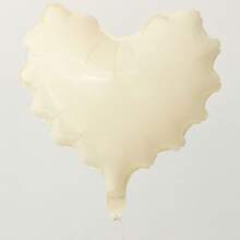 Cream White Party Balloons Set, Suitable For Holidays, Birthdays, Etc. Includes Heart-Shaped Macaron Blue, Heart-Shaped Macaron Yellow, And Cream White Balloons. - White - View 4