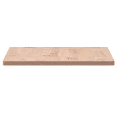 Piano del tavolo 60 x 40 x 1,5 cm, rettangolare, legno massello, faggio