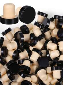 1/5pcs Reusable T-Shape Wine Bottle Stoppers, Aluminum & Silicone Material, Suitable For Wine & Beer Bottles, For Wine Storage, Preserving Wine Flavor, Household Bottle Caps - Multicolor - View 6