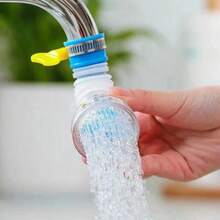 Kitchen Gadgets -Anti-Splash Faucet Extender - Universal Pull-Down Kitchen Sprayer With Filter, 3 Spray Modes For Easy Washing And Water Saving - Blue - View 6