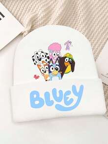 Bluey卡通针织帽，男女皆宜，可爱嘻哈风男女针织帽 - 彩色 - 查看 3