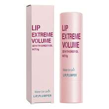 3D Shaping Lip Plumper, Infused With Ginger Oil For Ultimate Fullness, Moisturizing Lip Balm, Nourishing & Hydrating, Ideal For School, Travel, Wedding, Cosplay, Valentine's Day, Halloween, Christmas, Essential For Autumn/Winter - Pink - View 3