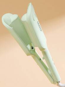 CRASTS Curling Iron, Waver Curler, Big Wave Curling Styler, French Water Wave Curler, 3 Barrels Electric Curling Iron With Display, Adjustable Temperature