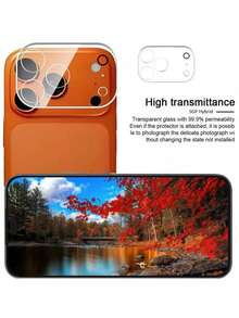 2 buah Pelindung Lensa Kamera Transparan 3D, Kompatibel dengan iPhone 17 Pro Max, 17 Air, 16, 15, 14, 13, 12, 11, Pro Max Plus, 12 Mini, 13 Mini. Anti Gores, Pas Sempurna, Desain Ramping, Potongan Presisi. Penutup Lensa, Pelindung Layar, Pelindung Ponsel, Pilihan Ideal untuk Penggemar Fotografi Ponsel. - Clear - View 4