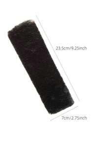 2pcs/1PC Shoulder Protection Cover For Car Seat Belts, Winter Plush Anti Pinch Marks, Cross Bag With Shoulder Protection Cover, Backpack Cover, Universal - 黑色 - 查看 4