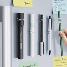 Magnetic Pen Holder, Small Magnetic Silicone Ties Holding Pens, Pencils, Markers 6 Pack, Transparent - Trong suốt + Gói 6 - Xem 3