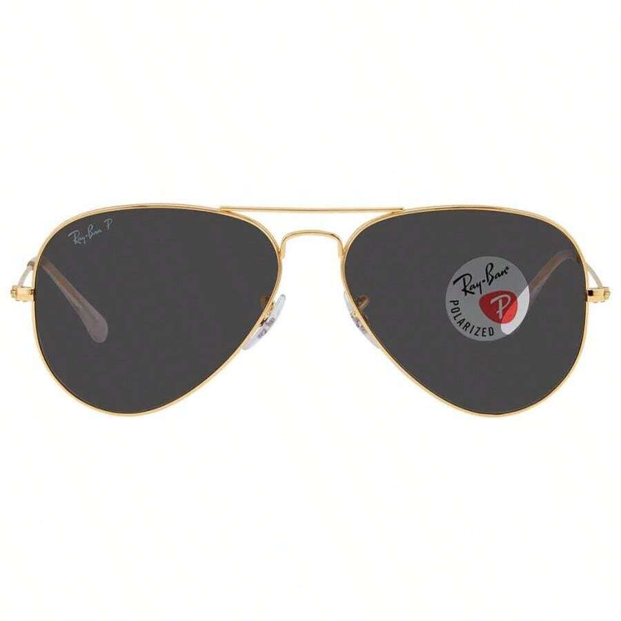 Ray-Ban Aviator Classic Polarized Black Pilot Unisex Sunglasses RB3025 919648 58 |  | Men Sunglasses - 多 - 查看 1