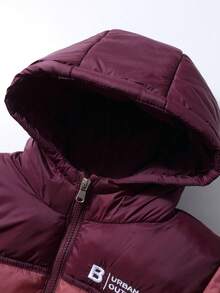 New Black & Gold Series Young Girl Warm Padded Jacket Outerwear For Toddler Boys & Girls, Autumn/Winter