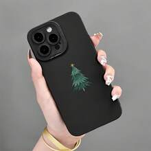 Funda de teléfono de moda minimalista y moderna, diseño de árbol de Navidad personalizado y creativo - protección a prueba de golpes y anticaídas, resistente a la suciedad y duradera, adecuada para  17/17 Pro/17 Pro Max/17 Air/ 16/16 Pro/16 Pro Max/16 Plus/ 15/15 Pro Max/15 Pro/15 Plus/ 14/14 Pro/14 Plus/14 Pro Max/ 13/13 Pro/13 Pro Max/12/12 Pro/12 Pro Max/11/11 Pro/11 Pro Max/XR/X/XS/XS Max Es el regalo de cumpleaños perfecto para novias, novios, esposos, esposas, amigos, o para uno mismo, innovador y a la moda, adecuado tanto para hombres como para mujeres.Funda antivirus/materiales impresos/funda UV/nuevo modelo, regalo para novio/novia - Negro 2255 - Ver 6