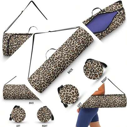 Pzuqiu Yoga Mat Bag For Women & Men - Full-Zip For Class, Workout & Park With Adjustable Strap