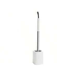 360° Cleaning Toilet Brush Set With Stand, Bathroom Toilet Brush With Long Handle, No Dead Angle, Anti-Splash Water Stand, Convenient Rinsing, Reaching Difficult Areas - Multicolor - View 9