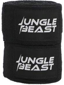Jungle Beast Vendas para Box, Vendaje Firme y Cómodo para Mano, Boxeo Estilo Mexicano y Artes Marciales, V4 450cm Profesionales, (PAR). - Blanco - Ver 8